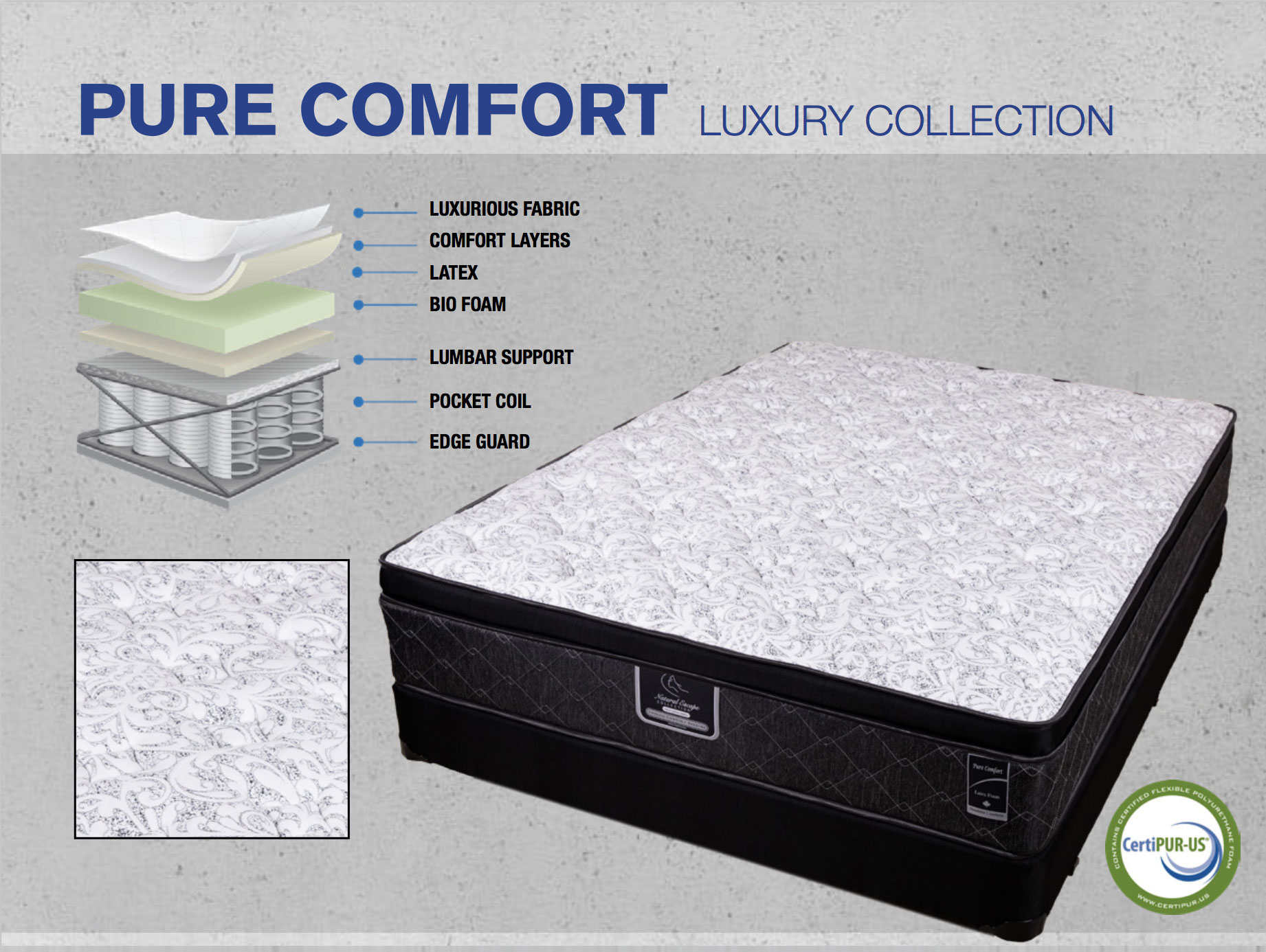 Luxury Collection - Pure Comfort - Endless Comfort Bedding